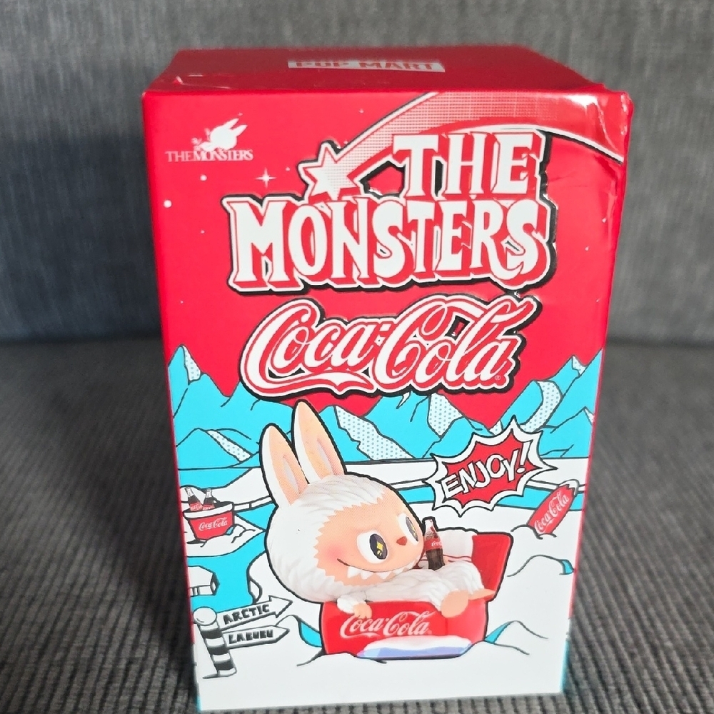 POPMART Coca-Cola The Monsters Snow Labubu, Unopened Blind Box Figure, New. - Picture 10 of 10